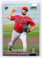 2022 Stadium Club Chrome #400 Chase Silseth Refractor Rookie Los Angeles Angels