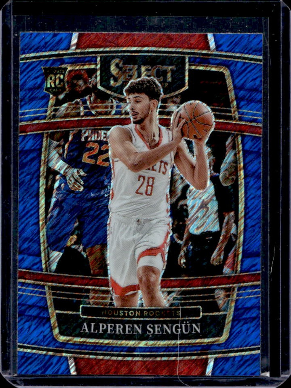 2021-22 Panini Select Alperen Sengun RC Blue Shimmer Prizm Rookie Concourse #19