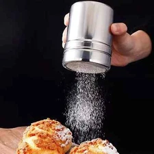 Stainless Spice / Flour, Shaker / Sifter  Sugar, Salt, Cocoa Duster  3" ~ New
