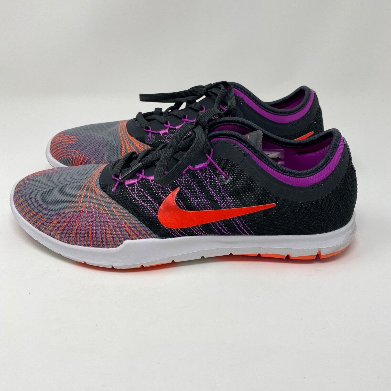 Nike Flex Women 9 Adapt TR Cool Grey Total Crimso… - image 3