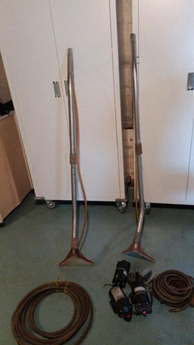 Vintage Carpet Cleaning Wands, Solution Hoses, Motors & Equipment
