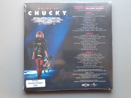 GRAEME REVELL Bride Of Chucky US 2023 cloudy red/gold 2LP set - NEW/SEALED! SPK - Picture 2 of 3