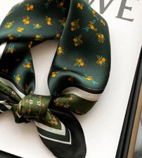 100% Mulberry Silk Scarf Women's Square 53X53CM fashion Printed shawl Scarf Z45