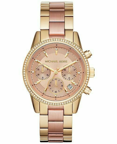Michael Kors Women's Ritz Gold-tone 