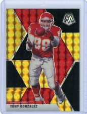 2020 Panini Mosaic Football Choice Black Gold Prizm #2 Tony Gonzalez #7/8
