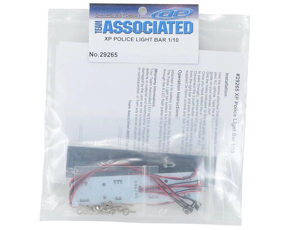 Team Associated LED-Licht-System POLICE LIGHT für RC-Cars Set ASC29265 - Bild 2 von 2