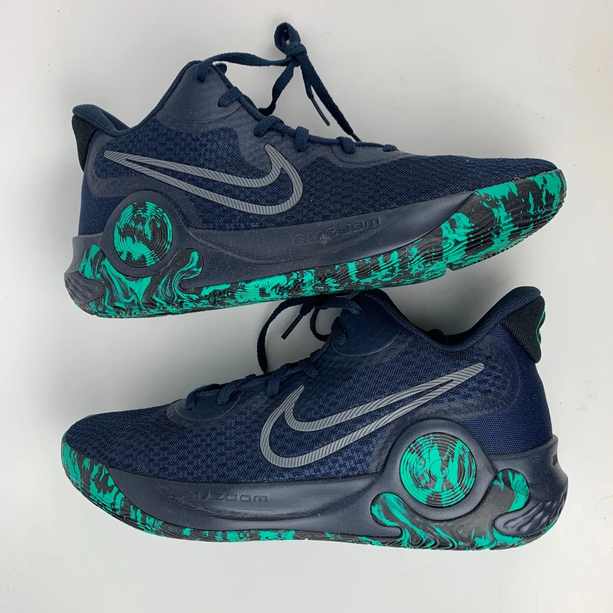 Nike KD Trey 5 IX Obsidian Navy Blue Clear Emerald Green CW3400 400 Men s 10