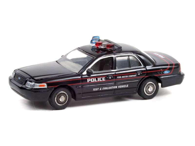 グリーンライト2001 FORD CROWN VICTORIA 2001 Ford Crown Victoria Police Interceptor 1:64 Scale Model