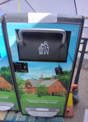 Big Belly BB5 Solar-Powered Compactor Station, Recycling / Trash, 120V Available