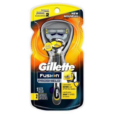 Gillette Fusion ProShield Razor, 1 Razor & 2 Cartridges