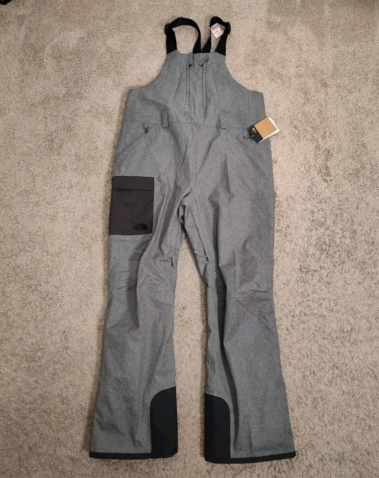 Baberos para mujer The North Face Plus Freedom talla 1X largo gris jaspeado esquí nuevos con etiquetas Foto 2 de 4