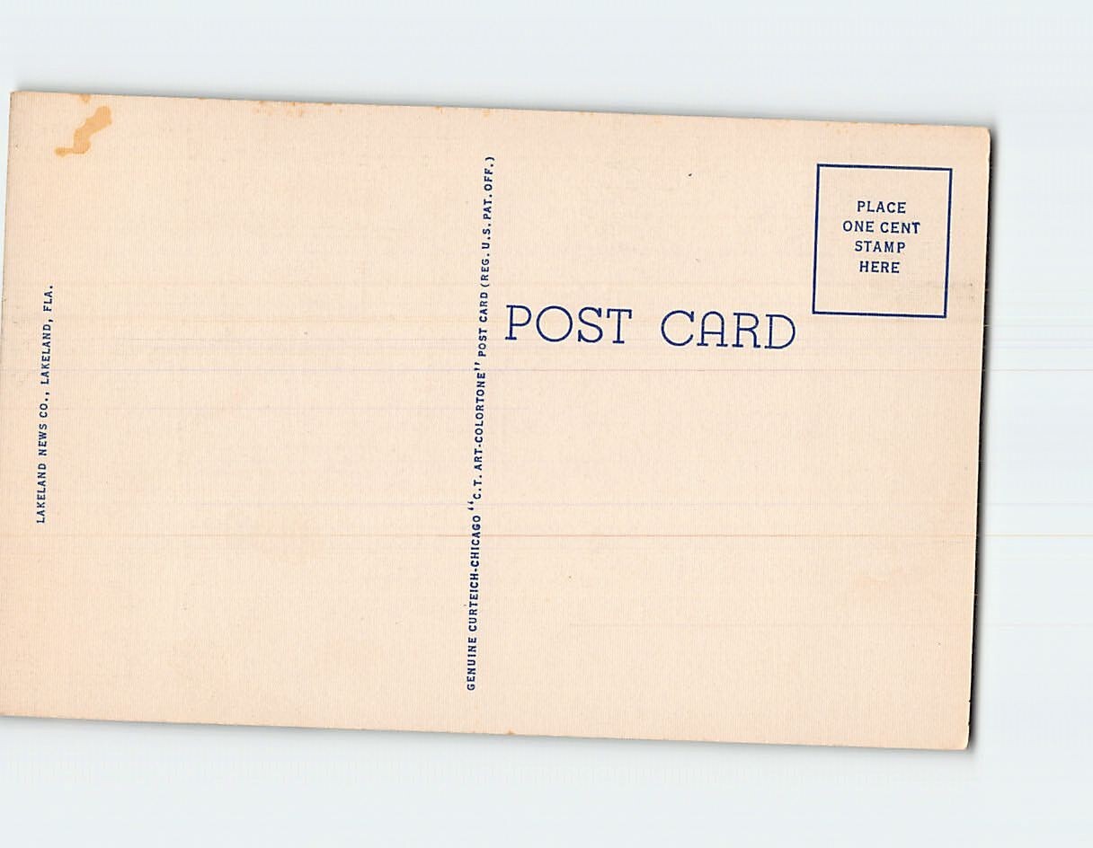 Postcard New Florida Hotel Lakeland Florida USA