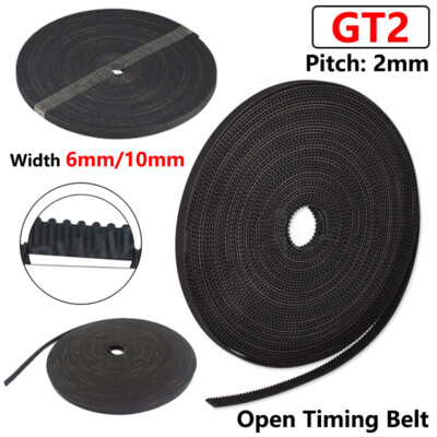 #ad #ad GT2 6mm 10mm Belt Width Open Timing Belt For GT2 Timing Pulley CNC 3D Printer $266.30