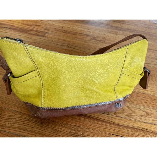 The Sak Genuine Leather Kendra Yellow Shoulder Bag eBay