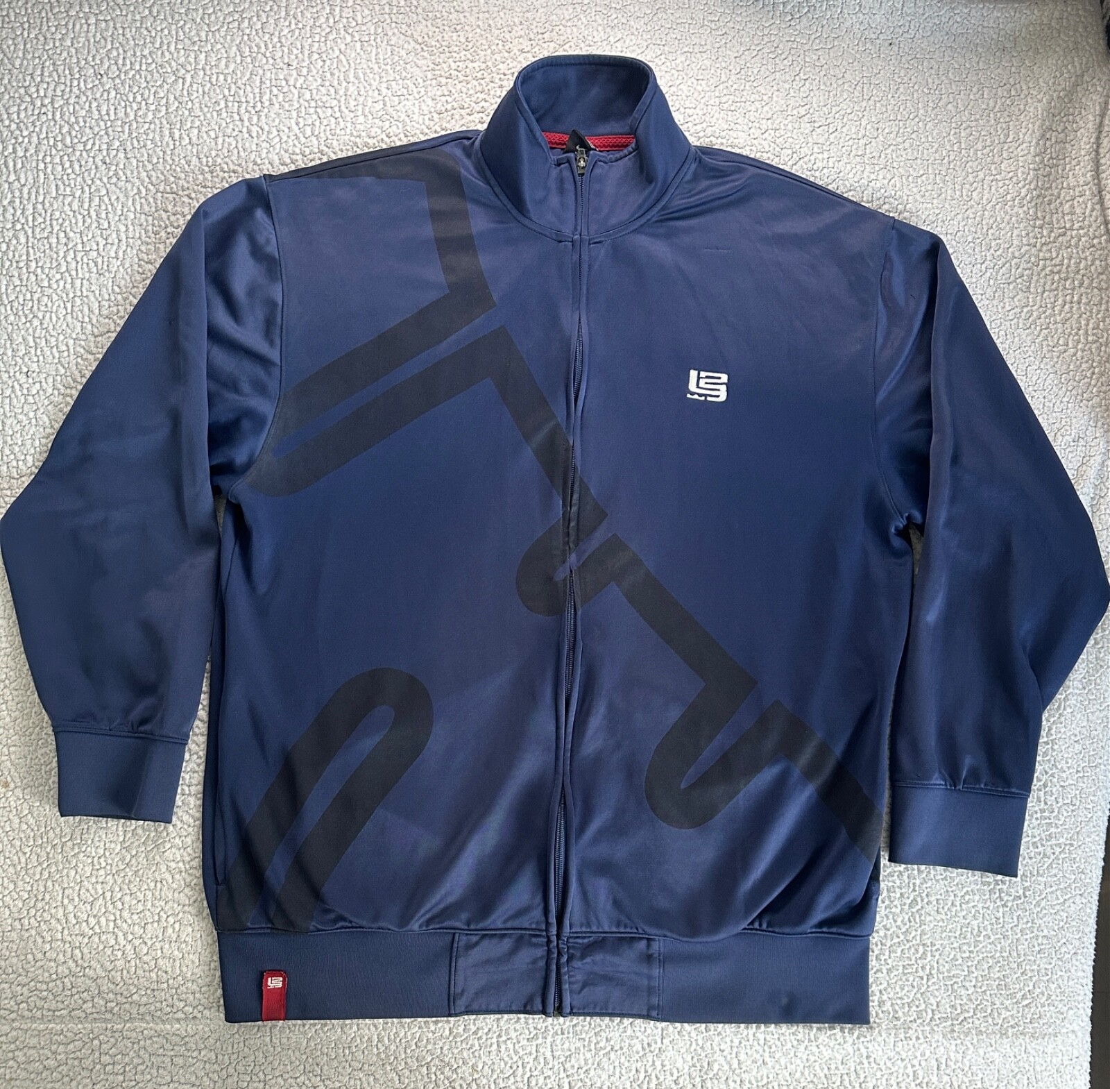 SACAI X NIKE Nike Lebron James LJ23 Giacca da Pista Uomo Taglia Large Blu Navy