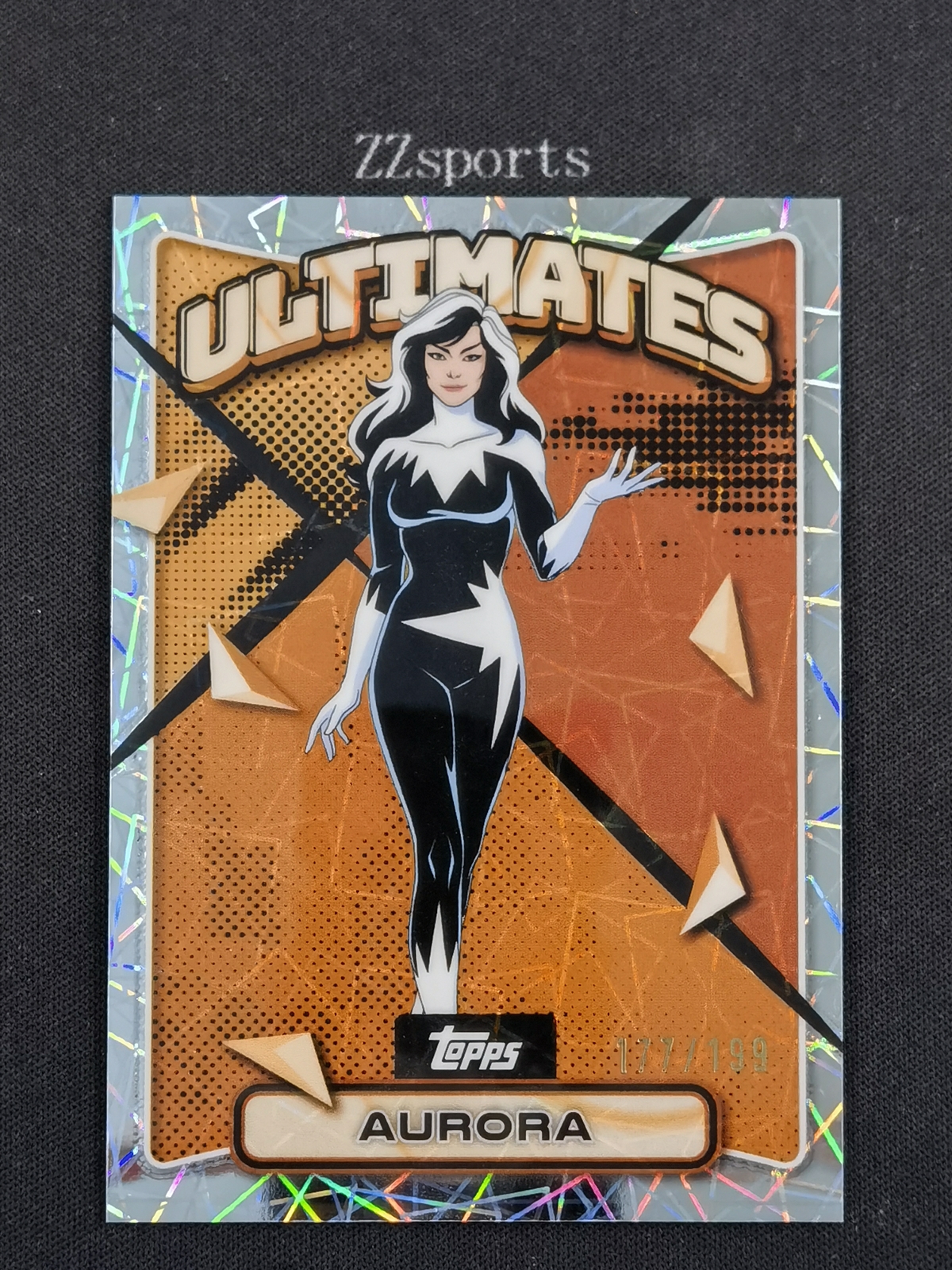 2025 Topps Finest Marvel X-Men ‘97 Ultimates laser /199 Aurora #8