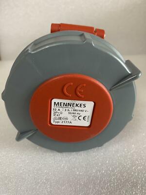 NEW MENNEKES TYP：2177A 4P 32A INDUSTRIAL PLUG Connector #