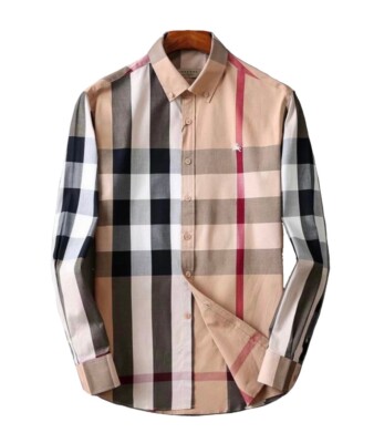 Burberry London Herren Hemd Baumwolle Karomuster Schnäppchenpreis