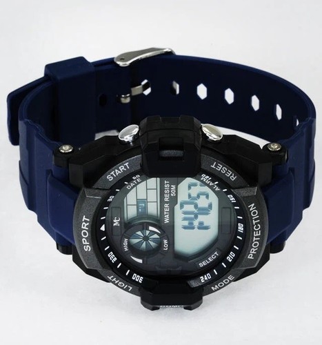 50 mm Damen Herren Digital Sport Alarm Quarz Militär Armee Wasserdicht Armbanduhr - Bild 20 von 22