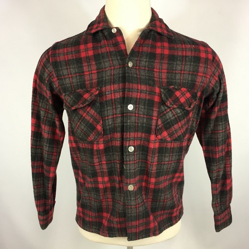 Vtg Wool Blend Flap Pocket Kmart 