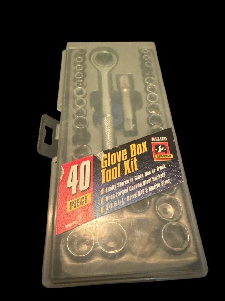 Allied 40 piece Glove Box Tool Kit MISSING 4 PEACES - Image 2 of 3