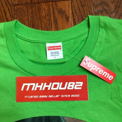 New Supreme Leda and the Swan Tee T-Shirt Top Green Spring Summer