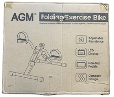 Mini Exercise Bike Under Desk Pedal Exerciser Cycle Arm Leg Peddler LCD Display