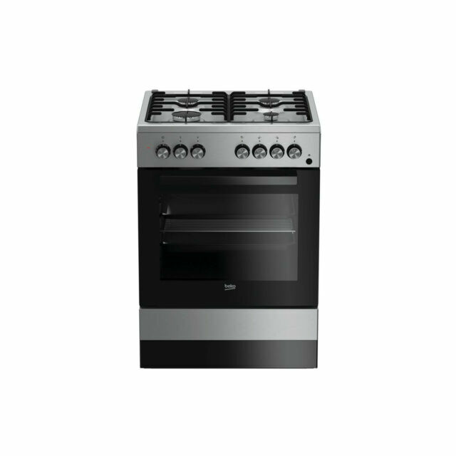 Beko FSE62110DX Cucina a Gas con 4 Fuochi - Inox | Acquisti Online su eBay