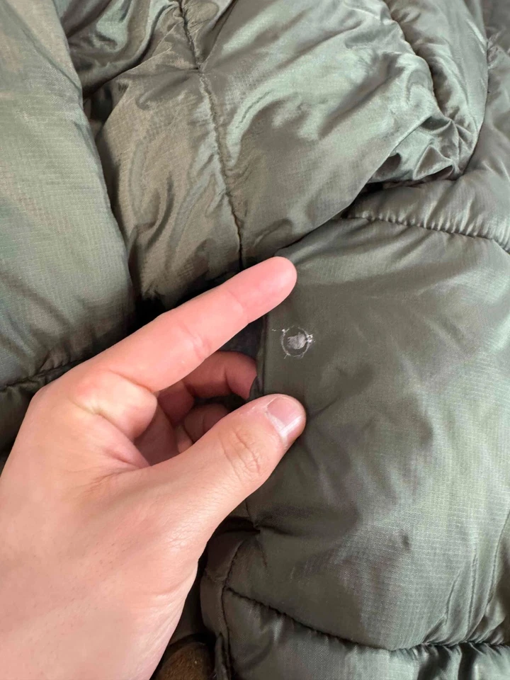 Old Navy Men Lined Insulated Full Zip Snap Pockets Olive Green Puffer Jacket 2XL - Image 4 of 4