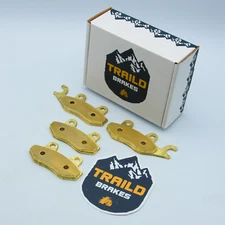Traild Kawasaki Teryx Teryx4 750 800 2008-2024 Brass Brake Pad Set Front