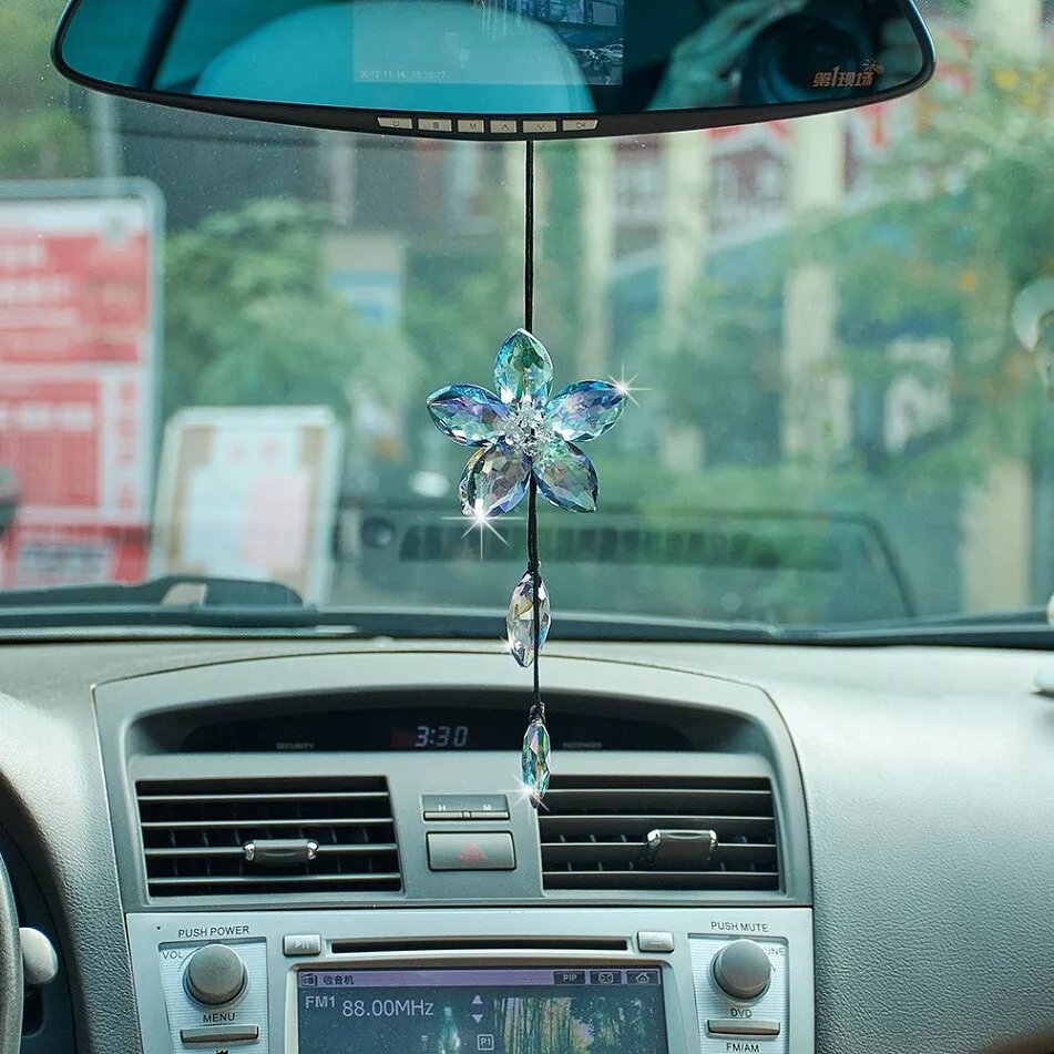 Crystal to hang 2024 from car mirror