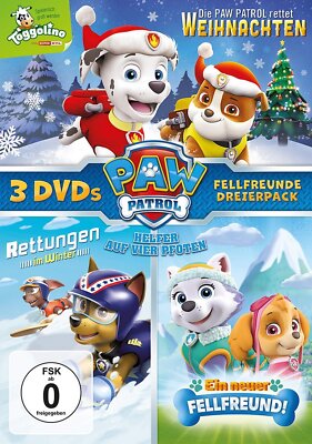 Paw Patrol - Fellfreunde Dreierpack # 3-DVD-NEU