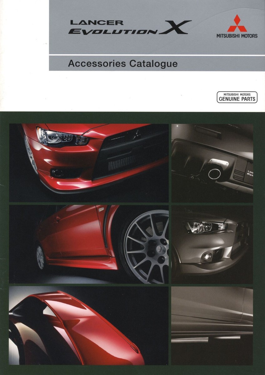 Catalog] 2008 Mitsubishi Lancer Evolution X Genuine