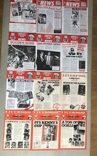 liverpool crown paints Fan  club Magazine Year Two 11 Issues April 87-feb-88