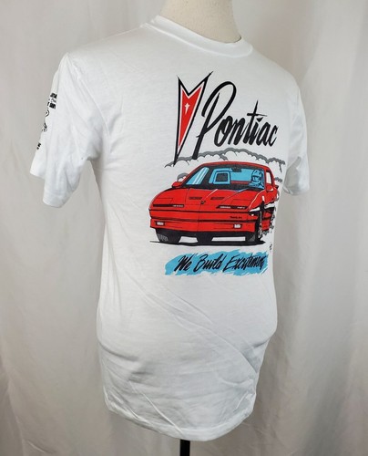 Vintage Pontiac Trans Am T-Shirt Medium Single Stitch Hanes 50/50 Deadstock, 80s - Picture 4 of 9