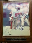 Jerry Rice signed 8x10 Plaque photo w COA