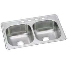 Elkay Dayton DSEW10233224 SS drop In Kitchen Sink 33"x22"x8.1"
