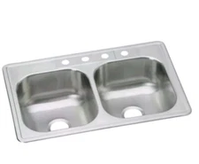 Elkay Dayton DSEW10233224 SS drop In Kitchen Sink 33"x22"x8.1"
