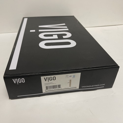 Vigo VG03003BN Dior Single Hole Bathroom Faucet for Vessel Sink, Brushed Nickel