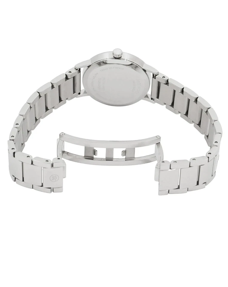 Nuevo reloj Movado para mujer clásico museo esfera azul acero inoxidable 0607235 Foto 2 de 3