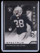 2011 Panini Absolute #189 DeMarcus Van Dyke Spectrum Black #/25 Raiders