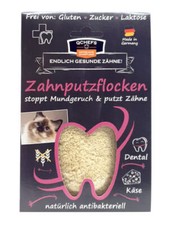 QChefs Zahnputzflocken für Katzen (80gr. Beu...