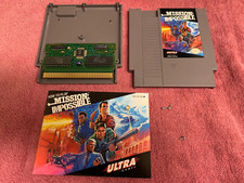 Mission Impossible - Game  Manual cleaned - NES, Nintendo authentic