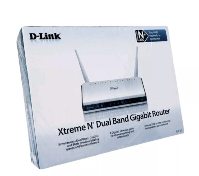 D-Link DIR-825 Xtreme N+300 Dual Band Gigabit Wi-Fi Router 300Mbps New Sealed
