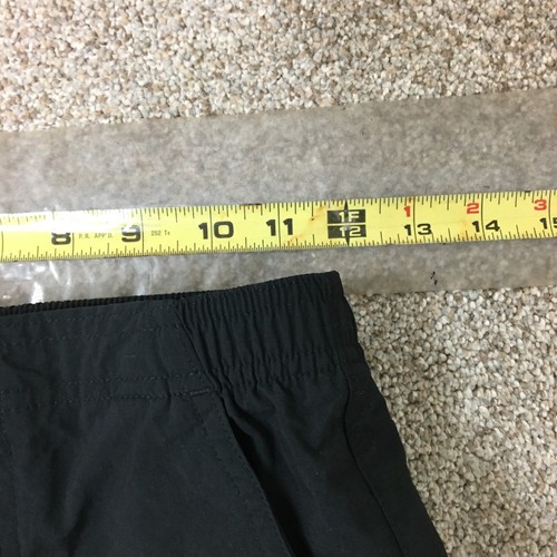 Columbia PFG Shorts Medium Youth Black Chino Omni Shade Hiking Outdoor Boys M - Picture 9 of 11