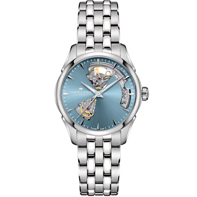 Hamilton Jazzmaster Open Heart Lady Automatic Blue Dial Watch H32215140