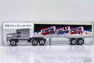 Klarsichtverpackung Faltschachtel 175x32x46mm für z.B. Matchbox Convoy 1:97 1:80