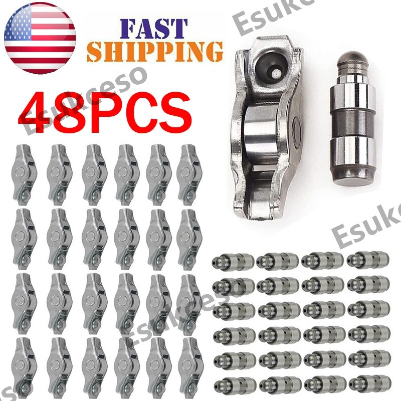 48x Rocker Arms Lifters Valve Gaskets Kit For 1116 3.6L Chrysler Dodge