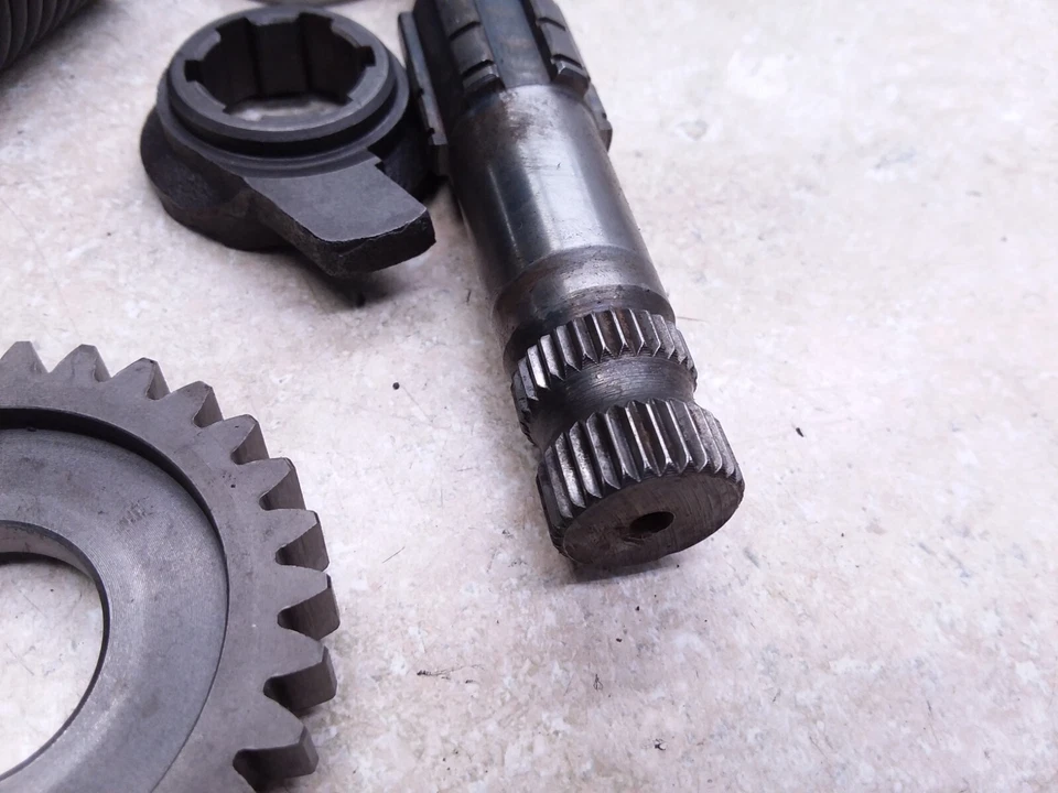 Conjunto de eje de arranque motor Kawasaki F9 Big Horn 350 F9B 1974 ANX-C Foto 3 de 4