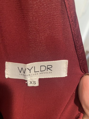 WYLDR Elegance Maxi Dress - Wine Color size XS - Picture 5 of 7